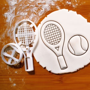Foremka do ciastek Tennis | foremki nadają się również do ciasteczek, fondantu, gliny, sera, masy cukrowej, wyrobów z cukru | sports grand slam sport