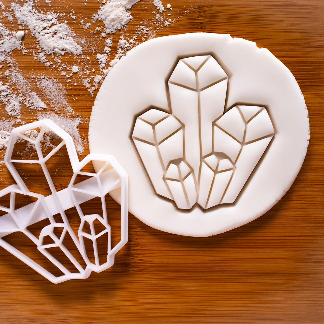 Crystal Cookie Cutter – Gemstone Shape for Boho, Birthday & Mystical ...