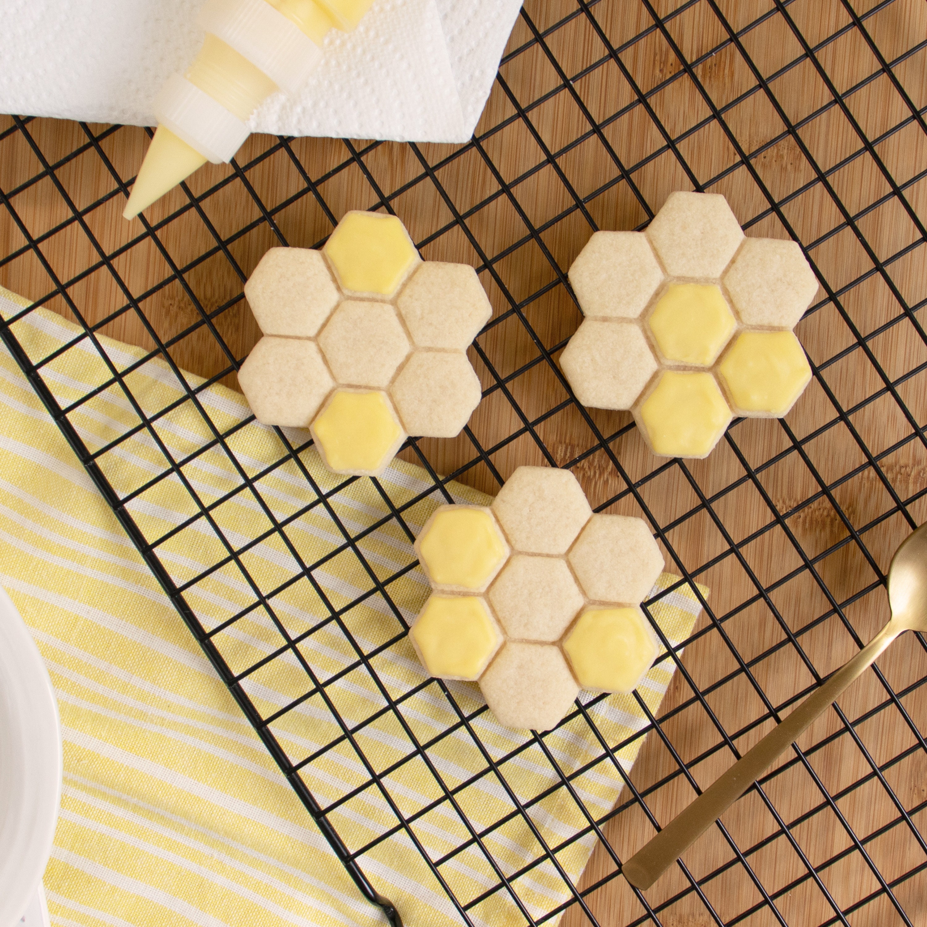 Cookie Cutter Honeybee Biscuit Design Honeybees Etsy