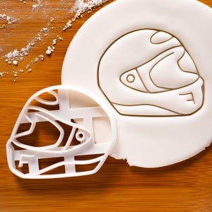 Motorbike Helmet cookie cutter - Motorcycle Riders themed Birthday Party
