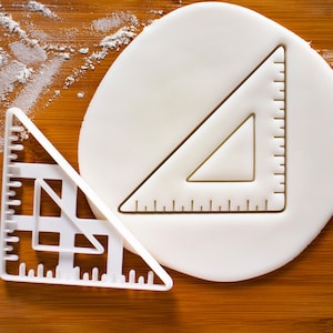 45-Grad-Set Square-Ausstechform | Mathematik Mathelehrer Geschenk