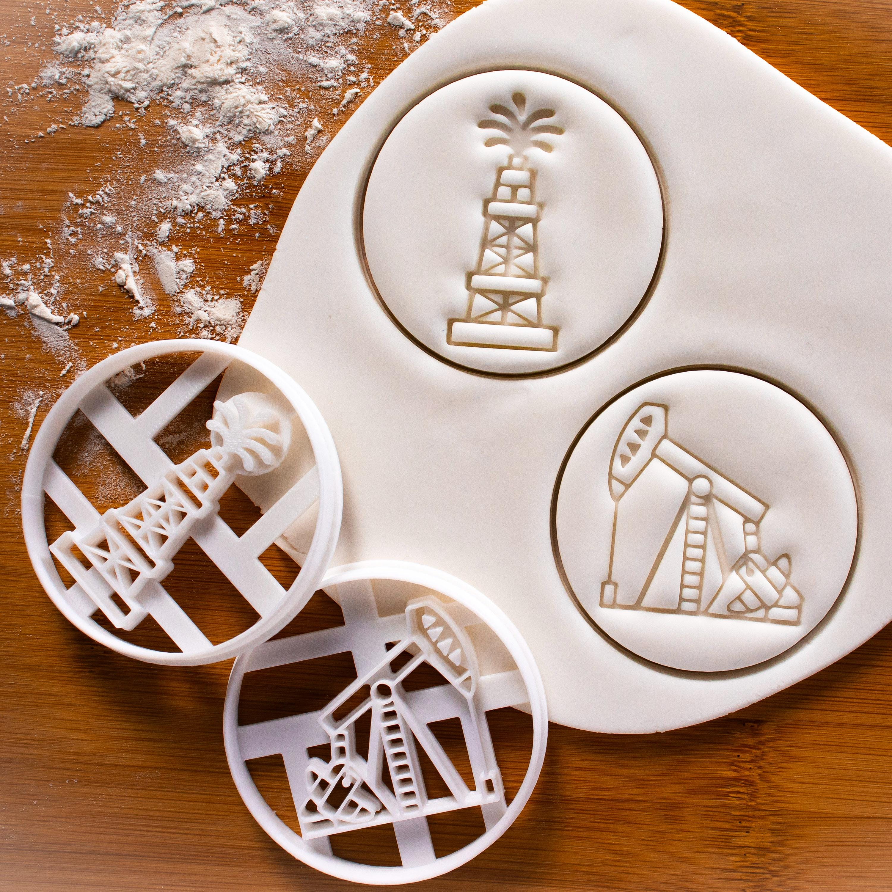 Oil Rig Cookies Oil Pumpjack Cookie Cutter: Drilling Rig Design, Petroleum Engineer ...
