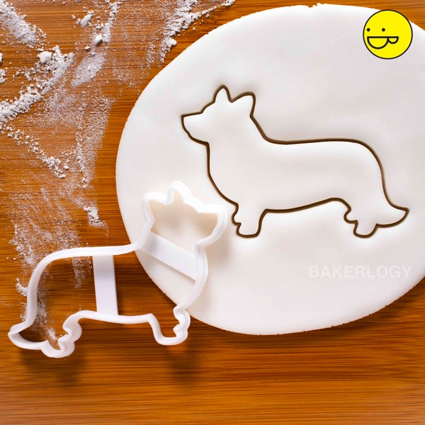 Corgi Dog cookie cutter | Cardigan Welsh biscuit cutter | fondant cutter | clay cheese cutter | コーギー 코기 one of a kind ooak | Bakerlogy
