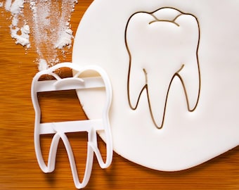 Anatomical Molar Tooth cookie cutter | Dental teeth biscuit cutters Gifts for Dentistry student science students one of a kind OOAK cookies