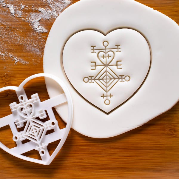 Love Charm Cookie Cutter | Astarstafur Rune, Icelandic Sigil
