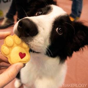 Cute Paw Prints cookie cutters biscuit cutter heart realistic paws print dog lover gifts dogs snacks foot prints feet footprint pup puppy image 8