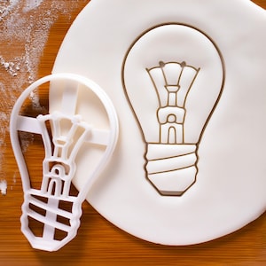 Light Bulb Cookie Cutter – Bright Idea Shape for Creative, STEM & Office Party Baking