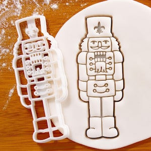 Nutcracker Cookie Cutter: Traditional Christmas Soldier, Festive Holiday Baking
