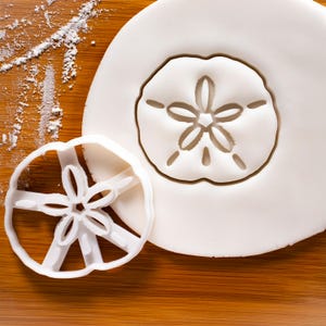 Zanddollarkoekjesvorm: nautisch strandthema, zomers bakken, zeemeerminfeest