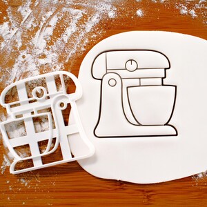 Coupe-biscuits sur pied mélangeur - Forme de machine de cuisson pour chef pâtissier et biscuits de fête