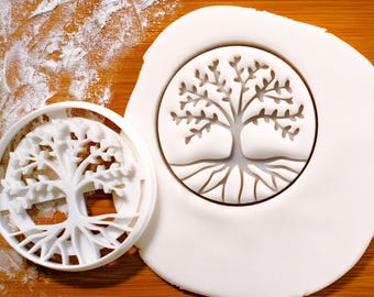 Tree of Life Cookie Cutter: Sacred Symbol for Mythology, Yoga & Spiritual Nature Baking