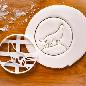 Foremka do ciastek Howling Wolf Moon: Wilkołak na Halloween i imprezę wampirów