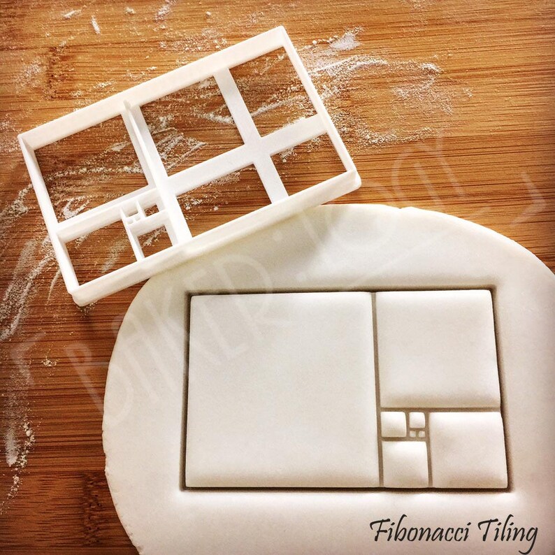 Fibonacci Spiral cookie cutter / Golden Ratio biscotti cutter Etsy