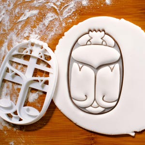 Scarab Beetle Cookie Cutter: Egyptian Protection Symbol