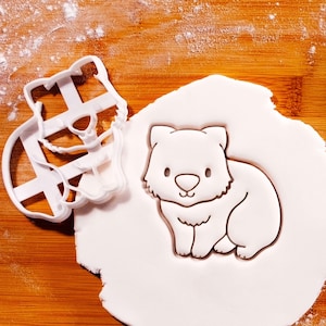 Kawaii Wombat Cookie Cutter: Australisches Wildtier Beuteltier