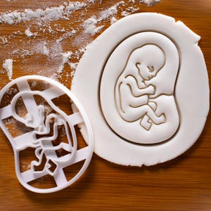 10-Wochen-Ausstechform: Schwangerschaftsmitteilung