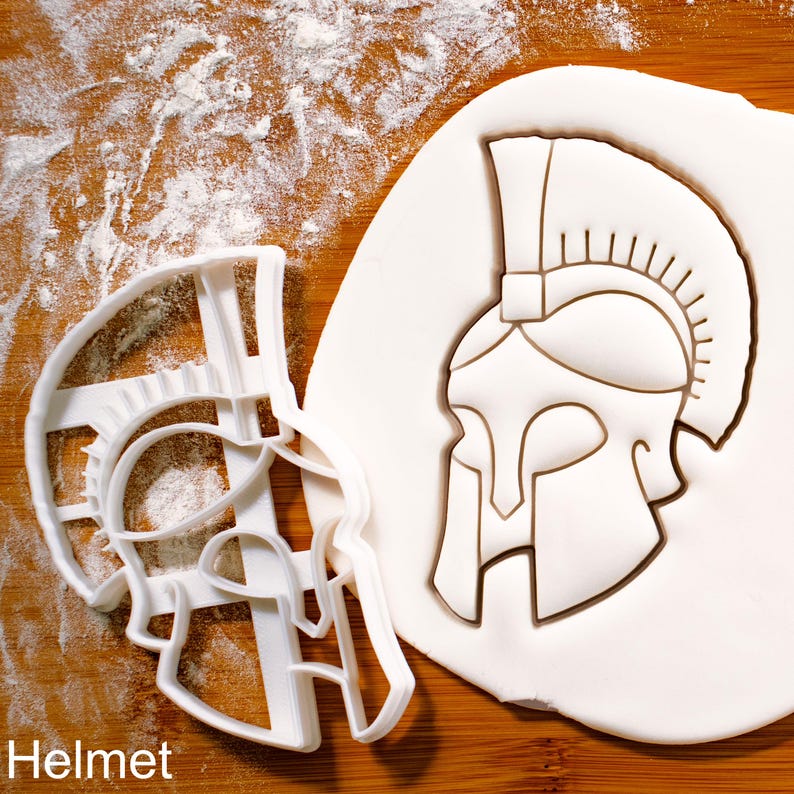 Spartan Helm Cookie Cutter: Antikes Griechenland Sparta Backen Helmet