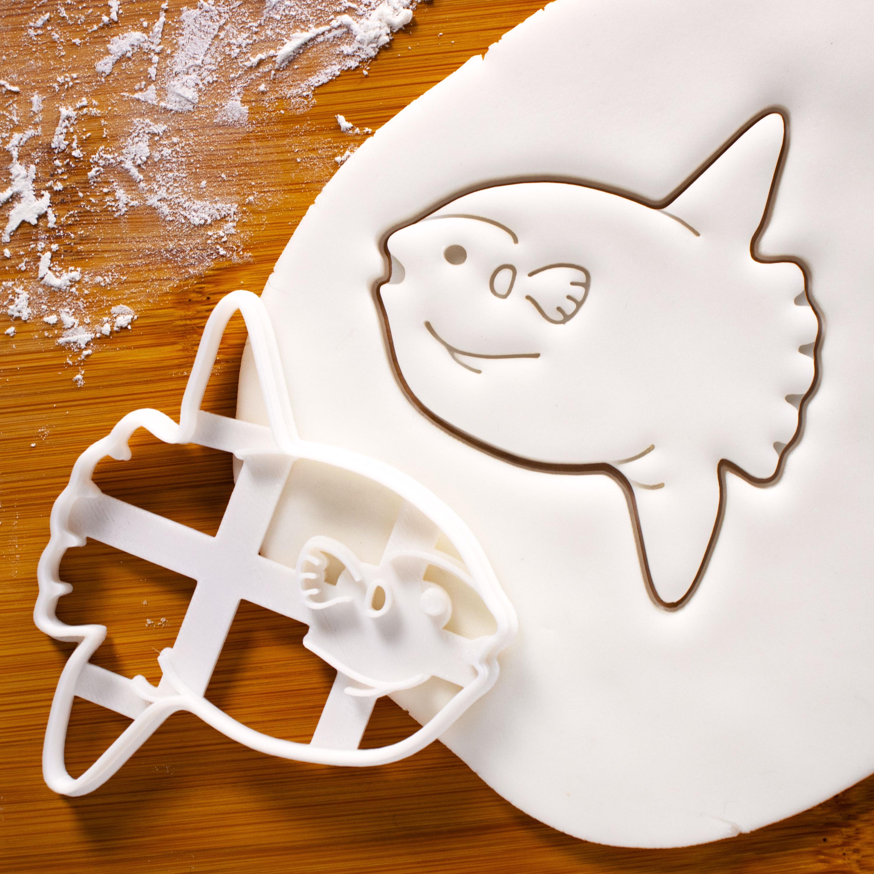 Sunfish cookie cutter - Ocean theme birthday party