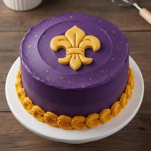 Fleur de Lis Ausstechform: Elegantes Backdesign Bild 2