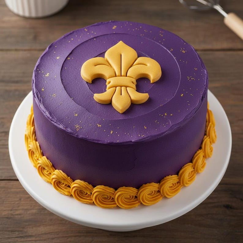 Fleur de Lis Ausstechform: Elegantes Backdesign Bild 2
