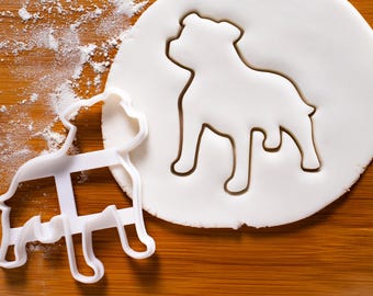 Staffordshire Bull Terrier Cookie Cutter: Staffy Dog Breed