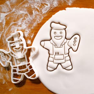 Gingerbread Artist cookie cutter - Eat Paint Love, stocking filler gift