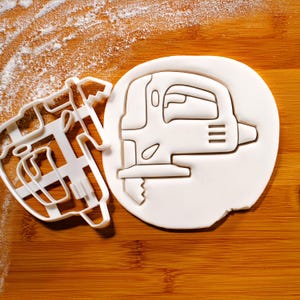 Jigsaw Cookie Cutter: Power Tool Theme, Construction Birthday