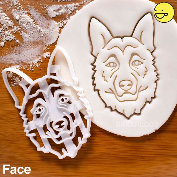 Dog head cookie cutter 2025