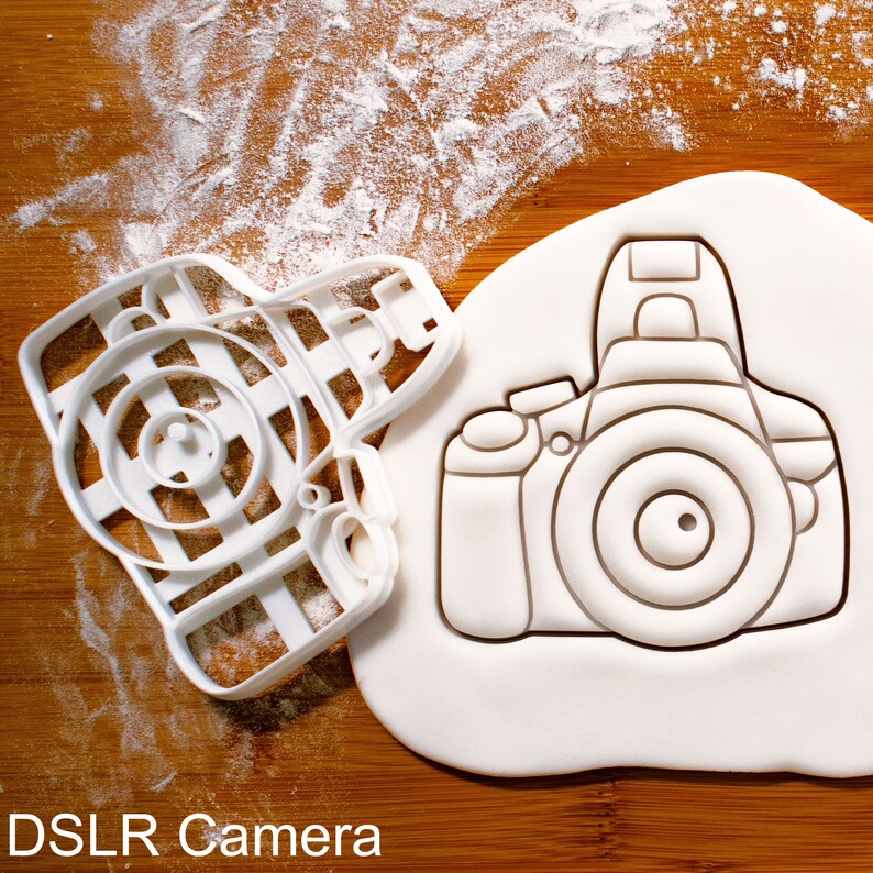 DSLR Camera Cookie Cutter | biscuit dough cutters digital photography art lens photographic photograph image journalism Photojournalism 