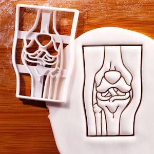 Knee Joint Anatomy Cookie Cutter: Orthopedic Surgery Gift