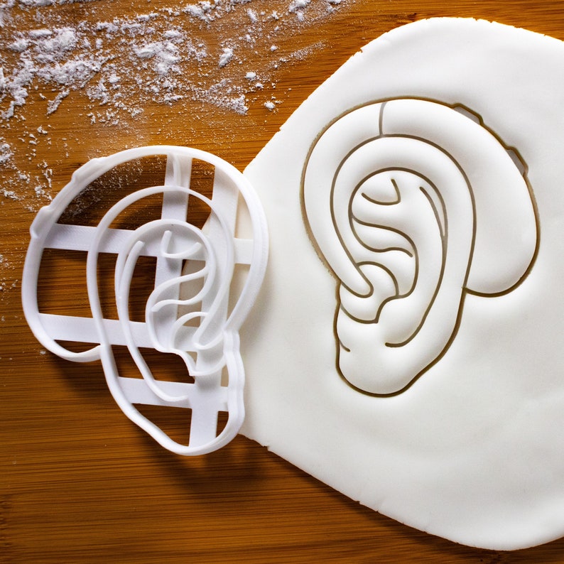Hearing Aid Cookie Cutter Biscuit Cutter Outer Human Ear Etsy
