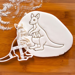 Ausstechform mit australischem Känguru Design