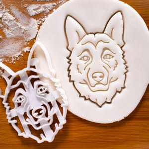 German Shepherd Cookie Cutter (Face): Dog Treats, Pet Lover Gift