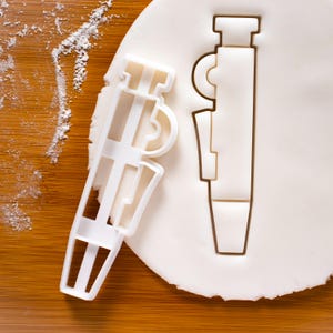 Pipette Pump cookie cutter | Microbiology Chemistry Biology Medicine biscuit cutters cookies laboratory tool science pipettes pipet biotech