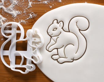 Squirrel Cookie Cutter: Woodland Animal, Forest & Fall Baking Gift