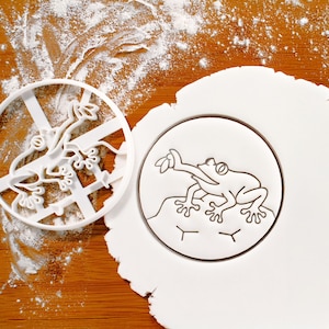 Frog Eating Cookie Cutter: Herpetologist Birthday Party