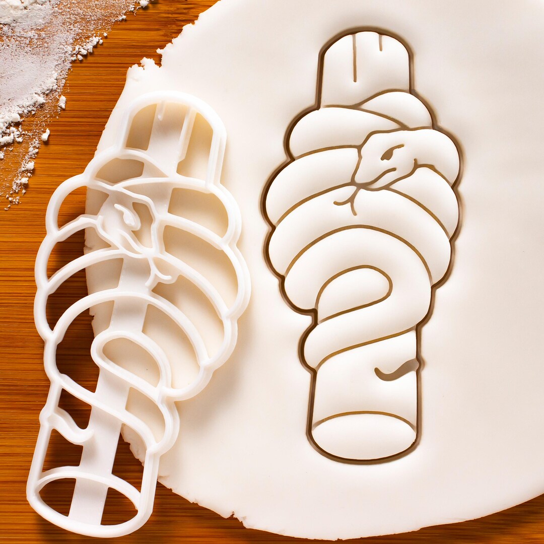 Snake Cookie Cutter – Jungle Python on Tree Shape for Safari & Wildlife ...