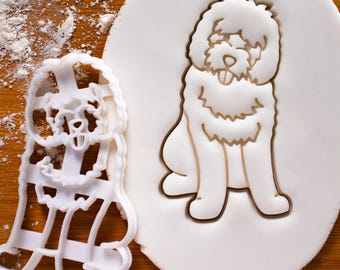 Goldendoodle Cookie Cutter (Full-Body): Dog Breed Portrait Design Treat