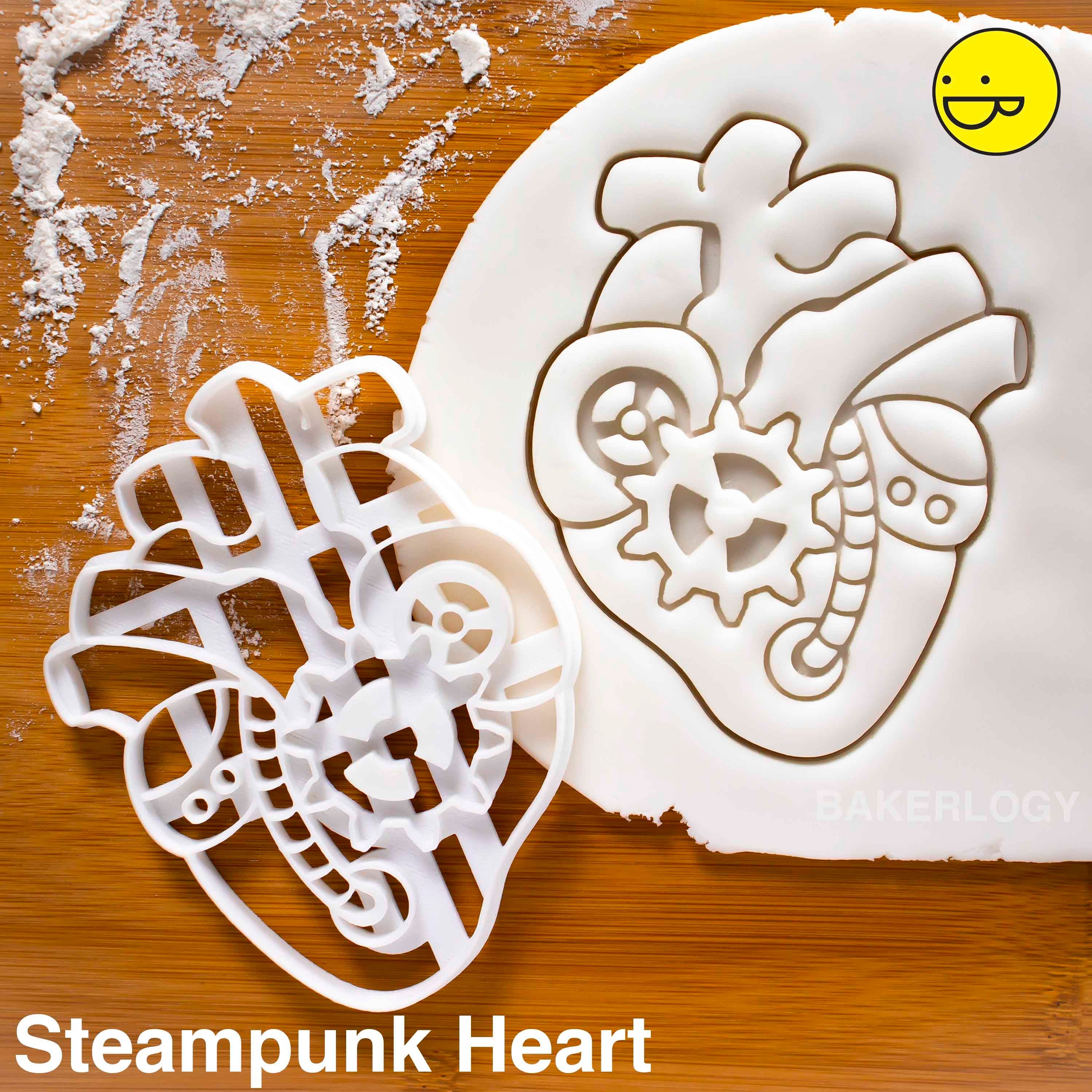 Tentacle cookie cutter Steampunk Retro Vintage tentacles octopus biscuit 