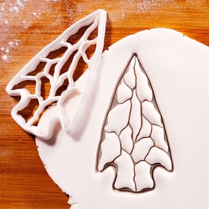 Strukturierte Pfeilspitze Ausstechform: Rustikales Camping, Talisman Backen