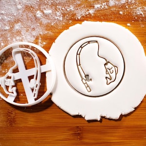 Fishing Rod Cookie Cutter - Reel Delights for Anglers and Fishing Enthusiasts