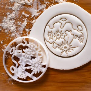 Moon Craters cookie cutter | Bakerlogy biscuit cutters Lunar Space galaxy Luna solar system cookies satellite eclipse full moonlight