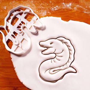 Moray Eel Cookie Cutter: Exotic Sea Creature for Marine Biology & Aquarium Lovers