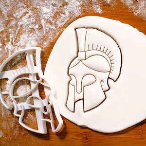 Spartan Helmet Cookie Cutter: Ancient Greece Sparta Baking