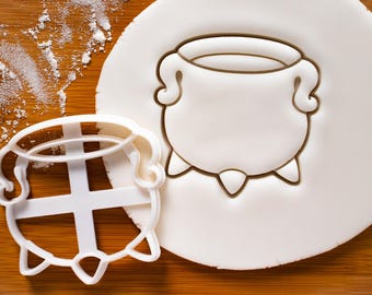 Cauldron Cookie Cutter: Halloween Witch Baking