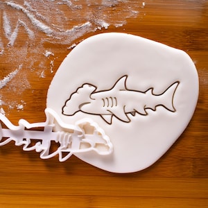 Hammerhai Hai Cookie Cutter - Realistisches Raubtier zum Surfen & Strand Thema Backen