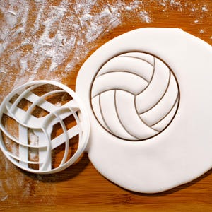 Volleyball Cookie Cutter – Sports Ball Shape for Beach, Team & Athlete Party Baking