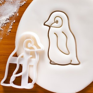 Baby Penguin Cookie Cutter: Winter Bird Holiday Baking Gift