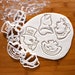 Alice Adventures in Wonderland Characters Cookie Cutters - Alice Kingsley, Mad Hatter, White Rabbit, Cheshire 
