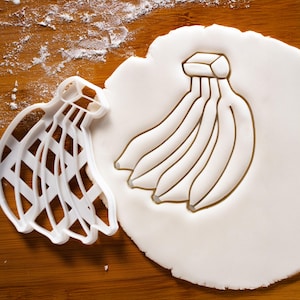 Bananutstickare – Formad med tropisk frukt för sommar-, hawaiiansk- och barnfestbakning